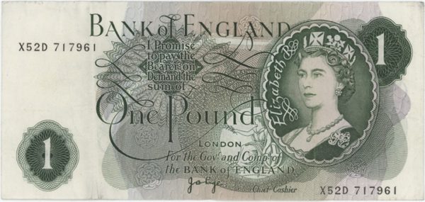 Grande-Bretagne 1 Pound ND (1960-78)