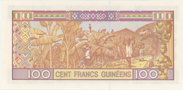 Guinée 100 Francs 2012 Neuf – Image 2