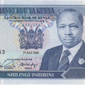 Kenya 20 Shillings 1989