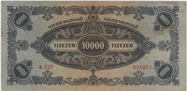 Hongrie 10000 Pengö 1946 – Image 2