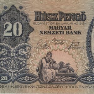 Hongrie 20 Pengö 1941