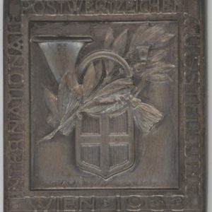 Médaille Internationale Postwertzeichen Ausstellung Wien 1933 (vz) en argent