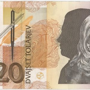 Slovénie 20 Tolarjev 1992