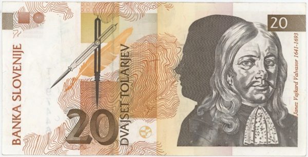 Slovénie 20 Tolarjev 1992