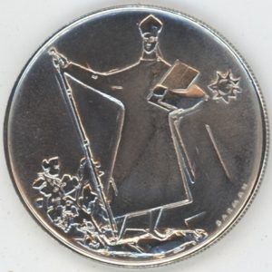 Médaille Valais1965 Valesiae Helvetiis (vz-unz) en argent