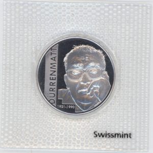 20 Francs comm. 2021 (unz) F. Dürrenmatt