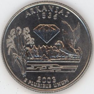 USA Quarter Dollar 2003 D Arkansas (ss-vz)