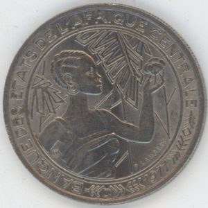 Etats de l'Afrique Centrale Gabon 500 Francs 1977 D (vz)