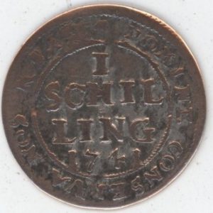 Zürich 1 Schilling 1741 (s-ss)