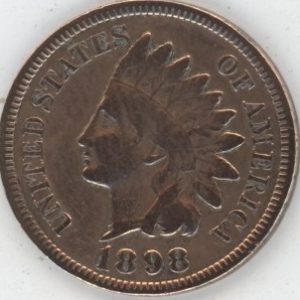 USA 1 Cent 1898 Indian Head (ss)