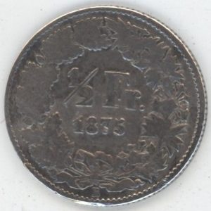 50 Centimes 1875 (s-)