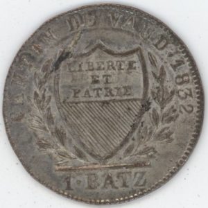 Vaud 1 Batzen 1832 (vz)