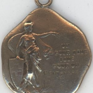 Médaille Militaire Bex Hommage de Gratitude a ses Soldats 1914-1919 (ss)