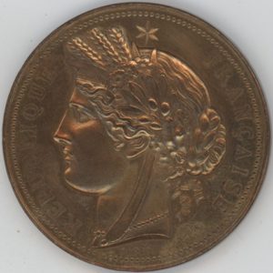 Médaille France 1889 Ministère des Finances Administration des Monnaies et Médailles (vz)