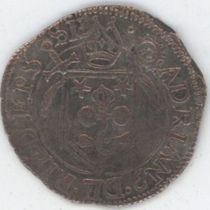 Valais Adrian III de Riedmatten 1/2 Batzen 1644 (ss)