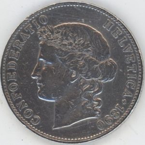 5 Francs 1890 (s-ss)