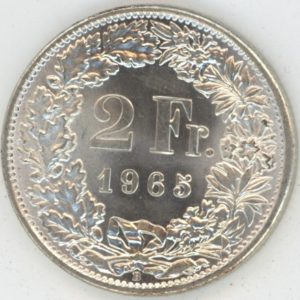 2 Francs 1965 (vz-unz)