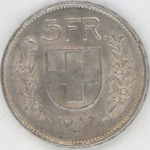 5 Francs 1937 (ss-vz)