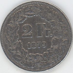 2 Francs 1879 (s-)