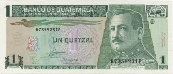Guatemala 1 Quetzal 1993