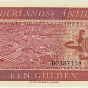 Antilles Néerlandaises 1 Gulden 1970 Neuf