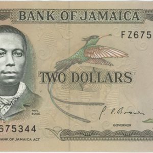 Jamaïque 2 Dollars 1990