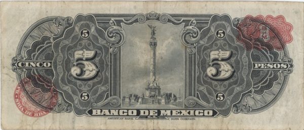 Mexico 5 Pesos 1961 – Image 2
