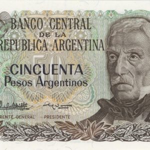 Argentina 50 Pesos Argentinos ND (1983-85) Neuf