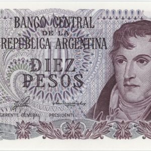 Argentina 10 Pesos ND (1973-76) Neuf