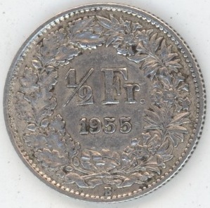 50 Centimes 1955 (ss)