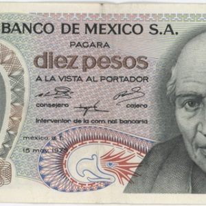 Mexico 10 Pesos 1975