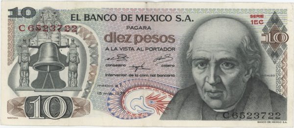 Mexico 10 Pesos 1975