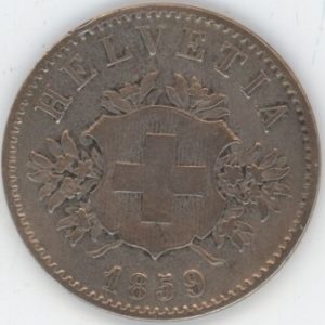 20 Centimes 1859 (ss+)