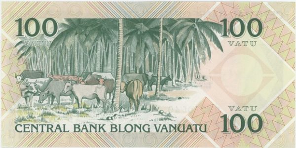 Vanuatu 100 Vatu ND (1982) Neuf – Image 2