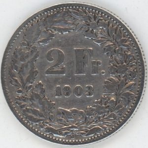 2 Francs 1903 (s)