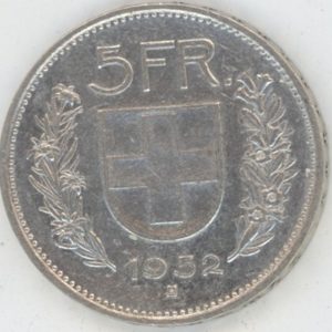 5 Francs 1952 (ss)