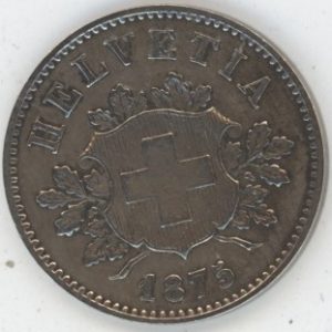 10 Centimes 1875 (ss+)