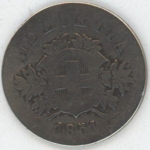 20 Centimes 1851 (s-)