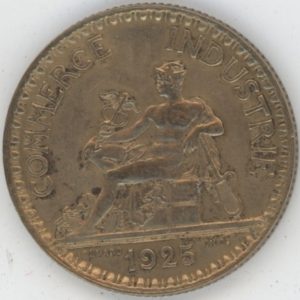 France 2 Francs 1925 Chambres de commerce (ss+)