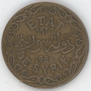 Syrie 2 Piastre 1926 (ss)