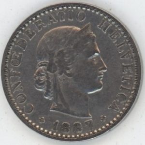 20 Centimes 1887 (s-ss)