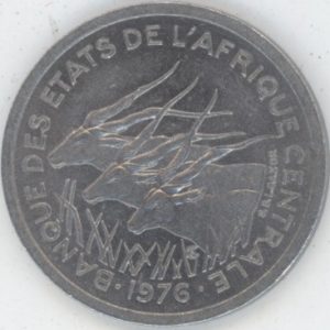 Etats de l'Afrique Centrale 1 Franc 1976 (vz-unz)