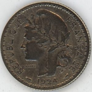 Togo 1 Franc 1924 Territoires sous Mandat Français (ss)