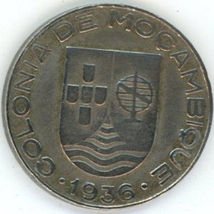 Mozambique Colonie de l'Empire Portugais 1 Escudo 1936 (ss)
