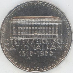 Autriche 50 Schilling 1966 Banque nationale (ss+) en argent