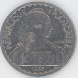 Indochine Française 20 Centimes 1945 (vz)