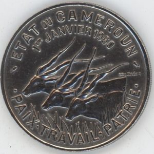 Cameroun République 50 Franc 1960 (ss)