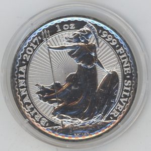 Grande-Bretagne 1 OZ en argent 999 Elizabeth II 2 Pounds 2017 (unz)