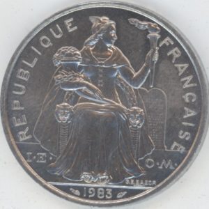 Polynésie Française 5 Franc 1983 (vz-unz)