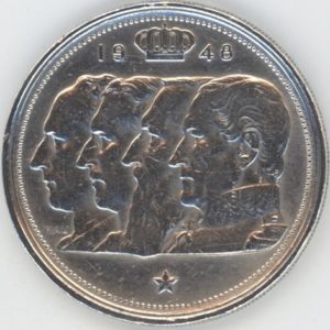 Belgique 100 Francs 1948 (FR) ss en argent